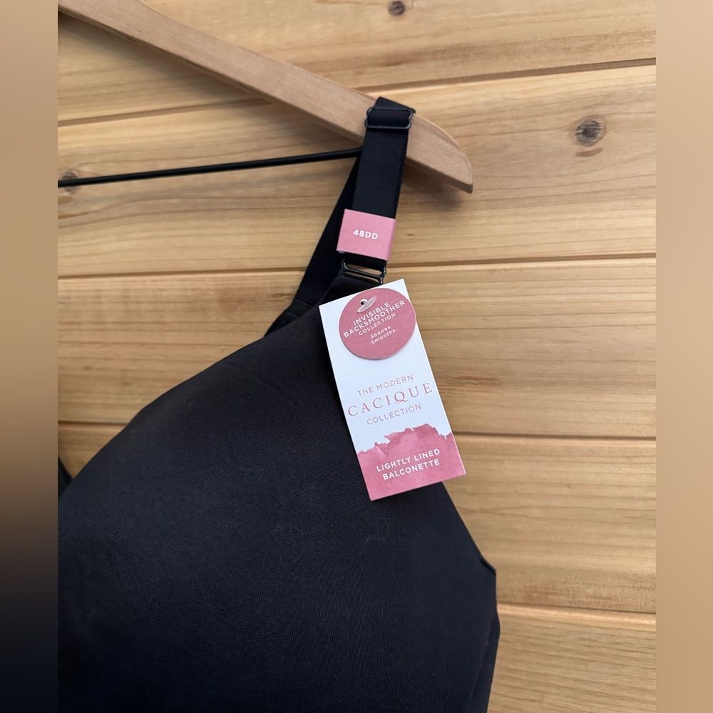 NWT Cacique Size 48DD Invisible Backsmoother Lightly Lined Balconette Bra - Picture 2 of 9